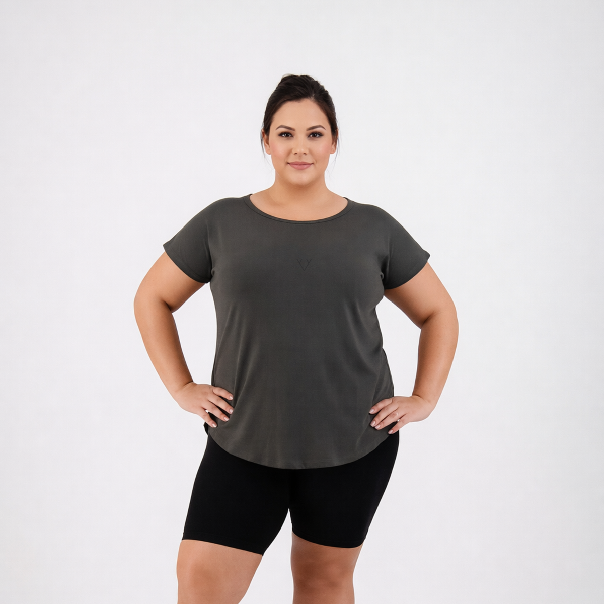 CORE CAP SLEEVED TEE - STONE