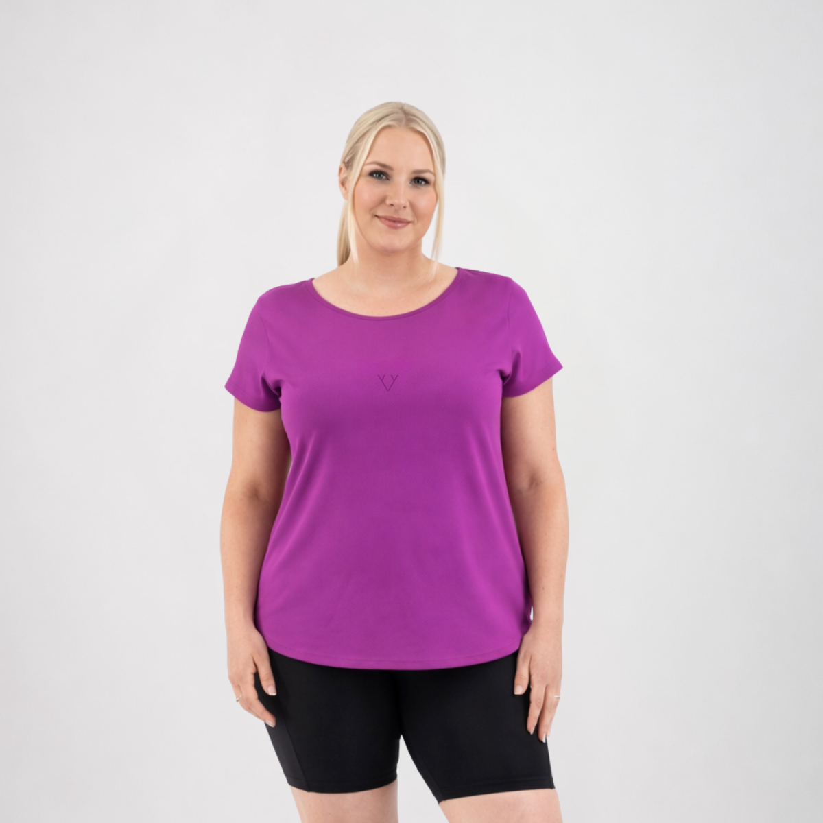CORE CAP SLEEVED TEE - WILD ORCHID