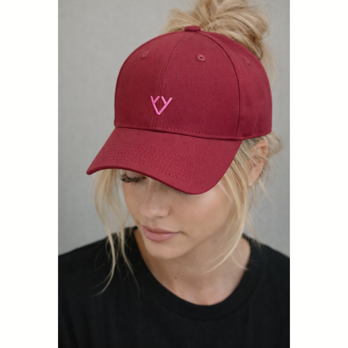 BASEBALL CAP - FEELING BOLD (WINE)