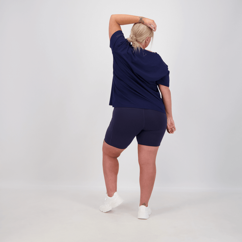 Bike shorts with high waist band