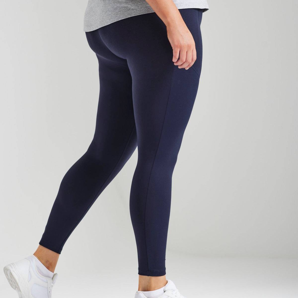 Victoria Stag's Core  Full Length Tights in Navy