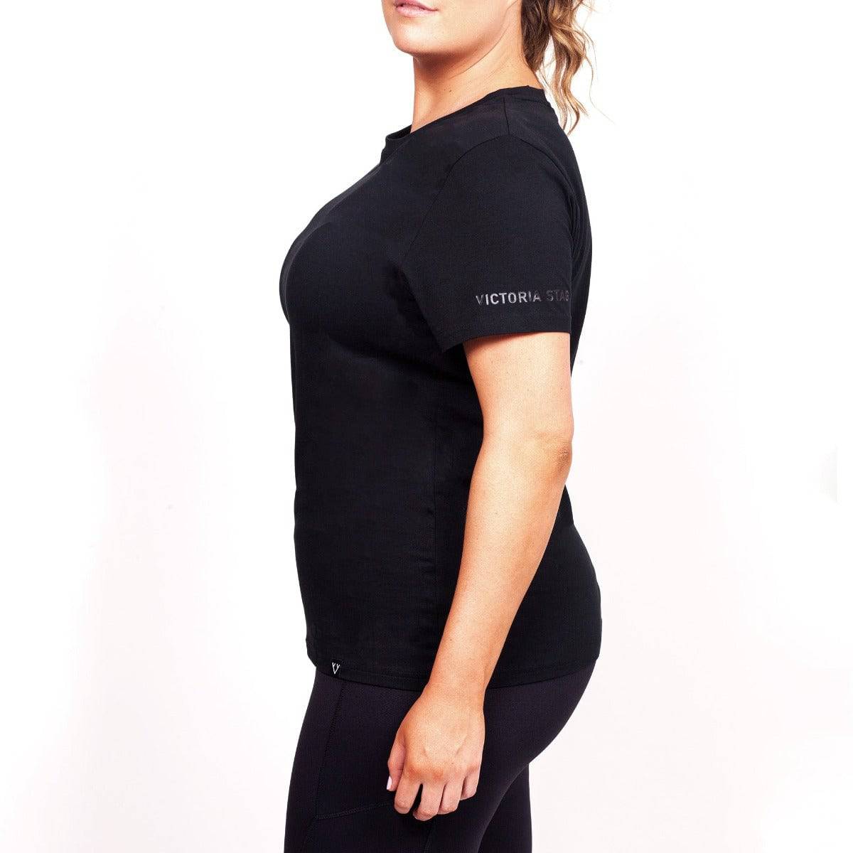 Victoria Stag's Core Trainer Tee in Black